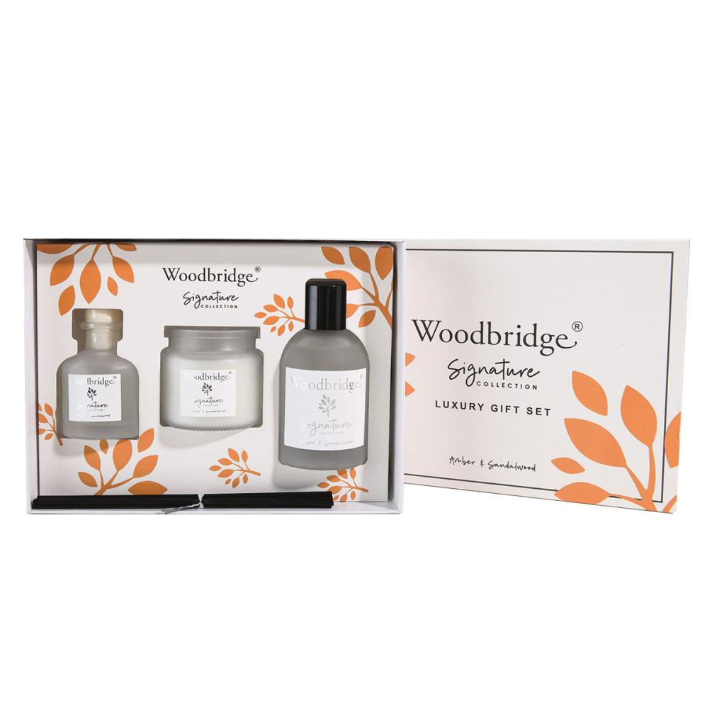 Woodbridge Amber & Sandalwood Luxury Home Gift Set £16.19